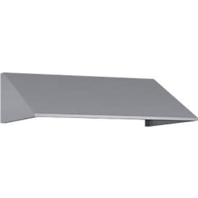 Schuin dak voor C+P lockerkast Resisto, helling 26°, B 772 x D 540 x H 230 mm, staal, aluminium wit RAL 9006