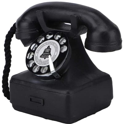 Dailygoods- Vaste Telefoon Vintage Stijl - Retro Telefoon - Decoratie Kantoor - Bureaudecoratie - Hoogwaardige Hars - Duurzaam en Veilig