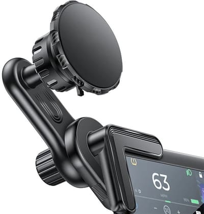 Telefoonhouders Auto Magnetisch - Autohouder - Geschikt Voor Auto Scherm / Lcd / Screen - GSM Houder Auto Magneet voor Car Screen - Verstelbaar - 360 Graden Draaibaar - Inclusief Magneetstickers