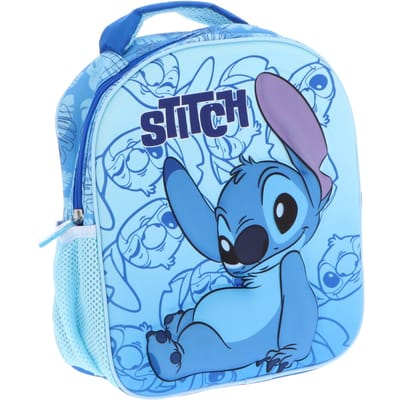 Lilo & Stitch 3D Rugzak - Schooltas - Polyester - Blauw - Rugzak kind