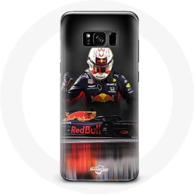 Coque - Maniacase - Samsung Galaxy S8 Plus - Formule 1 Max Verstappen - Protection - Souple noir