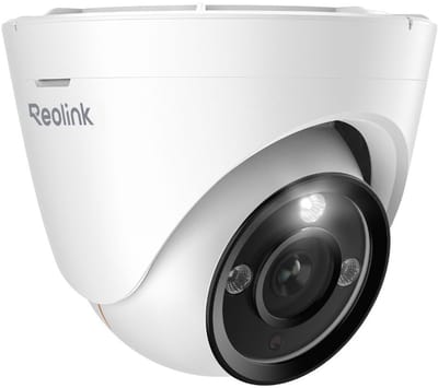 Reolink 12MP PoE beveiligingsdomecamera, ultrahoge definitie, kleurennachtzicht, 2-wegcommunicatie, waterdicht voor buiten - RLC-1224A