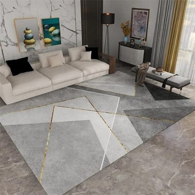 Tapis moderne Simple pour salon, canapé, Table basse, décoration de chambre à coucher de luxe, tapis de démarrage doux pour chambre à coucher, grand tapis 50x80cm