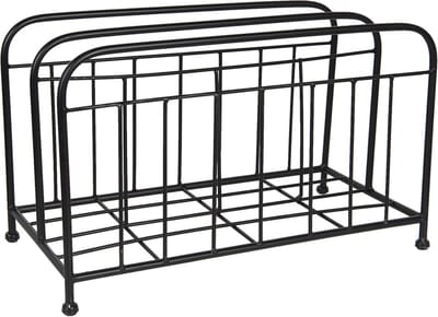 Clayre & Eef Tijdschriftenhouder 39x20x23 cm Bruin IJzer