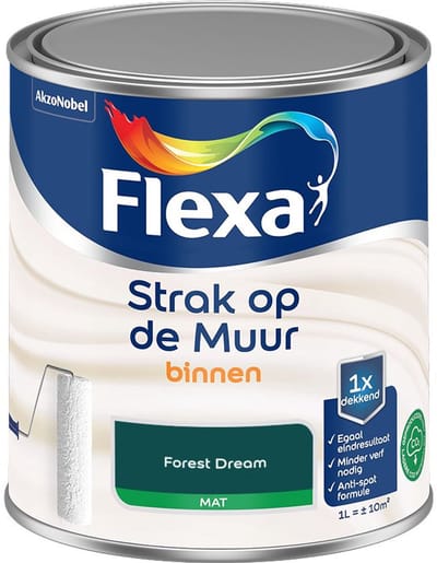 Flexa - Strak Op De Muur Binnen Mat - Forest Dream - Mengverf - 1 L