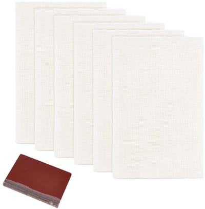 Dailygoods- Boekbinddoek 6 Stuks - Katoenen Boekbindstof - Boekreparatiedoek - Aantal 76 x 45 cm - Neutrale Kleur - Geschikt voor Fotoalbums - Boekbindmateriaal