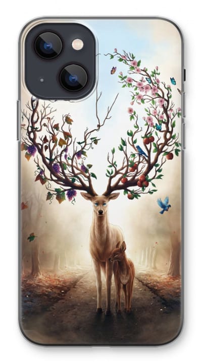 Case Company® - Hoesje geschikt voor iPhone 13 mini hoesje - Seasons Change - Soft Cover Telefoonhoesje - Bescherming aan alle Kanten en Schermrand