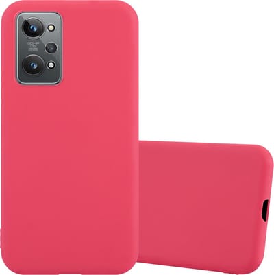 Cadorabo Hoesje geschikt voor Realme GT 2 / GT Neo 2 in CANDY ROOD - Beschermhoes gemaakt van flexibel TPU silicone Case Cover