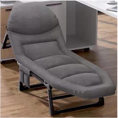 Campingbed Volwassenen - Reisbed Opvouwbaar - Buiten Ontspannen - Inclusief Matras - 178x56cm - Eff een