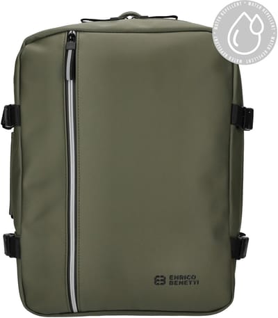 Enrico Benetti Bergen Waterproof Underseater 30x20x40cm - Cabin Rugzak - 17 inch laptop, 24L - 56004 - Olijf