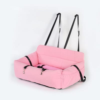 Honden Autostoel - Reisbed Honden - Veilig Reizen Auto - Wasbaar Ontwerp - 335 x 197 x 118 inch - Roze