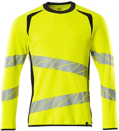 Mascot Accelerate Safe Sweatshirt 19084-781 - hi-vis geel/donkermarine - 4XL