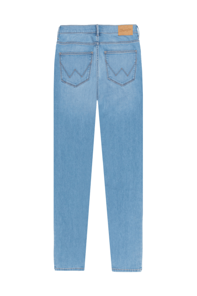 Wrangler High Skinny Brooklyn Denim Blue Jeans Maat: W27L30 | Skinny Jeans Outlet | Dames | Blauw