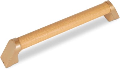 Toiletbeugel, 38 cm houten badkamerbeugel, bad-/douchegreep, waterdicht en antislip, geschikt voor mensen met een beperking en ouderen
