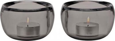 Stelton Ora Waxinelichthouder Smoke 2 Stuks