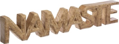 Decoratieve figuren Atmosphera Namaste Mangohout (54 x 3,5 x 10 cm)
