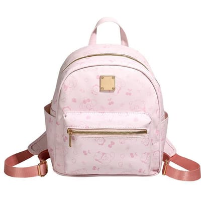 Zomer Roze Rugzak Tas Vrouwelijk Textuur Mode Forens Kleine Rugzak Schooltas Vrouwelijk white