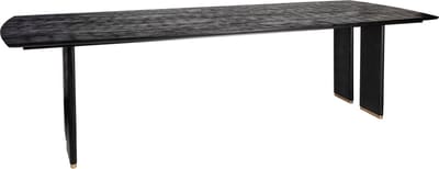 PTMD - Eetkamertafel Liber - Zwart - 280x110x77cm