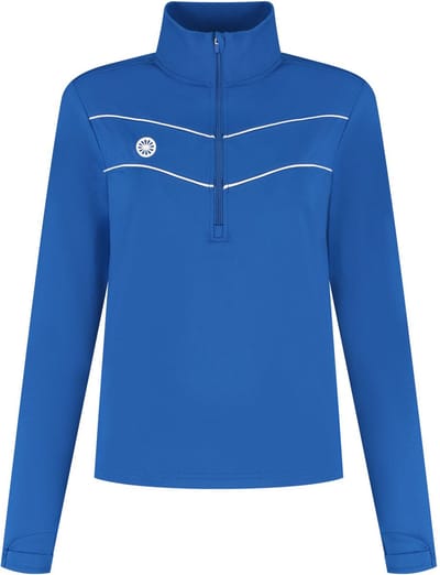 The Indian Maharadja Baroda Chevron Half Zip Sweater Dames - Maat XS