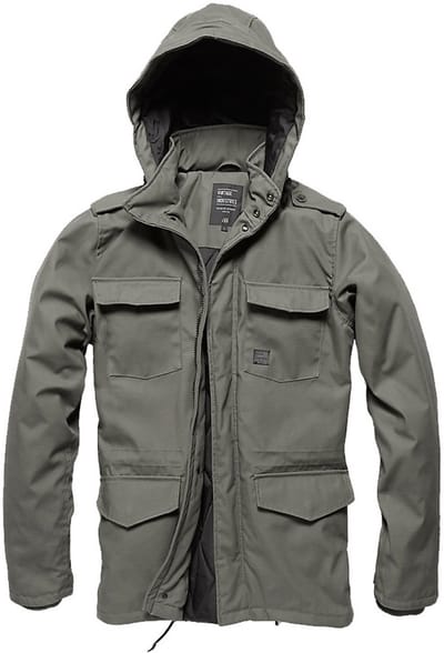 Vintage Industries Winterjacke Darren Parka Grey-M