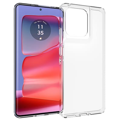 Accezz Hoesje - Geschikt voor Motorola Edge 50 Pro - Clear Backcover - Transparant