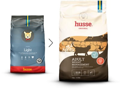 Husse Exclusive Light Sensitive Digestion - Kattenvoer Overgewicht, Kattenbrokken Dieet, Kattenvoeding Dieetvoer - 7 kg