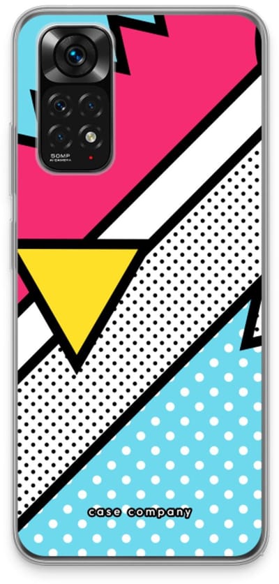 Case Company® - Hoesje geschikt voor Xiaomi Redmi Note 11 hoesje - Pop Art #3 - Soft Cover Telefoonhoesje - Bescherming aan alle Kanten en Schermrand