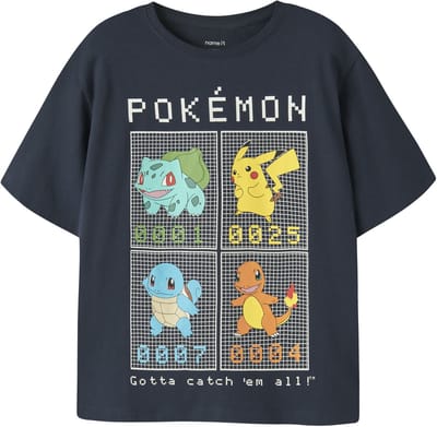 NAME IT - NKMJIS POKEMON SS NREG TOP BOX SKY - Jongens - T-shirts