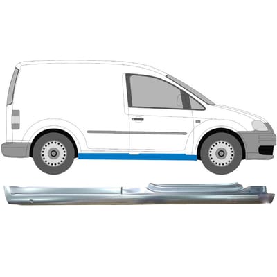 Volledige dorpel voor Volkswagen Caddy 2004-2020 / Rechts