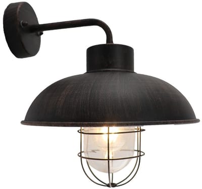 Brilliant Portland - Buitenlamp - Down - IP44 - E27 max 1x40W - Roest
