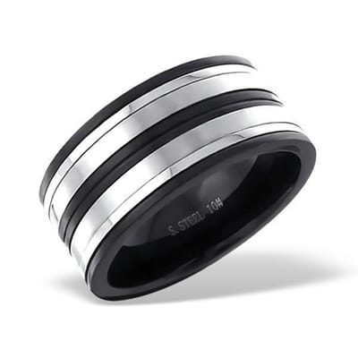 Amanto Ring Ayberk - 316L Staal - 10mm - Maat 60 - 19mm