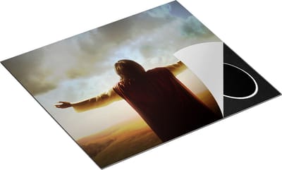 Chefcare Inductie Beschermer Jezus Christus aan het Bidden bij Zonsopgang - 60x50 cm - Afdekplaat Inductie - Kookplaat Beschermer - Inductie Mat