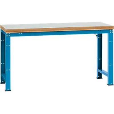 Manuflex werkbank Profi standaard, Tafelblad kunststof B 1750 x D 700, lichtblauw