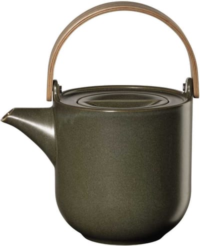 ASA SELECTION Coppa Nori Theepot met roestvrijstalen filter en houten handvat 1,0 L / h: 14,5 cm