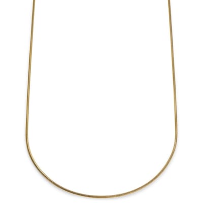 Essentials | 2 mm Goudkleurige Ketting met Slangenschakels