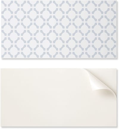 Zelfklevend vinylpaneel - Kantoorwanddecoratie 100x50 cm Geometrisch patroon met ovalen