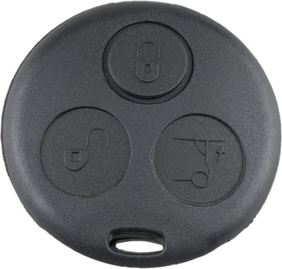 TLVX Sterke Autosleutel Behuizing Geschikt voor Mercedes / Smart / Smart Fortwo / Smart Forfour / Smart Roadster / Ter vervanging van Originele Sleutel behuizing / afstandsbediening Auto / 3 knops / 3 knoppen / 1 stuks