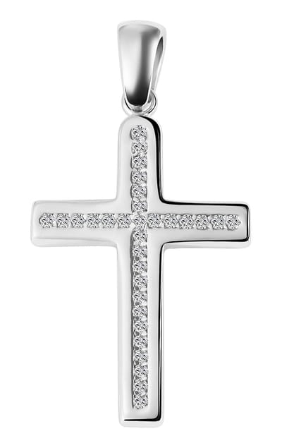 AKZENT Akzent dames hanger "Yuna" van 925 Sterlingzilver, gerhodineerd, duurzaam