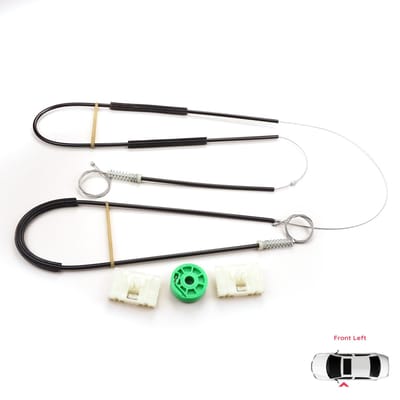 BWR786 Kit de réparation de lève-vitre électrique Porte gauche pour A3 S3 MK1 8L1 1996-2003 Hayon Coupé 2/3 Portes 8L3837461