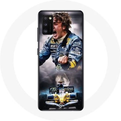 Samsung Galaxy A41 Case Formule 1 Fernando Alonso F1-coureur