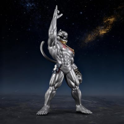 20cm/7.8in Anime Digimon Adventure Monstre Numérique Figurine Etemon Métallique Figurine d'Action PVC Modèle de Collection Jouets Cadeaux black