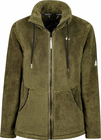 BJØRNSON Elin Coral Fleece Vest Dames 4 Seizoenen - Maat 36 - Groen