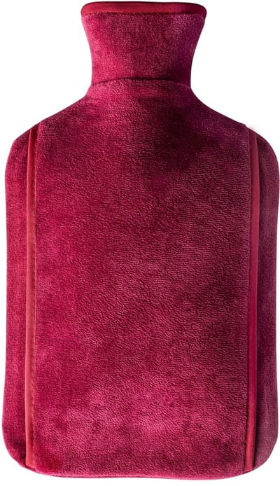 Unyqoos® Zachte en Stijlvolle Warmwaterkruik met Innovatieve Kangoeroezak in Rood