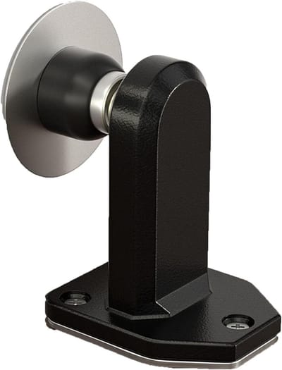 Vloerstaande deurstopper - 89x66x54 mm - Stevig en duurzaam - Gemaakt van duurzaam gegalvaniseerd staal - Eenvoudig te installeren - Veilige en effectieve deurstopper