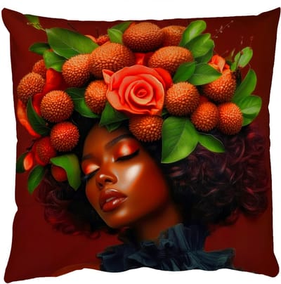 Sierkussens - Kussentjes Woonkamer - 50x50 cm - Vrouw - lychee - exotisch