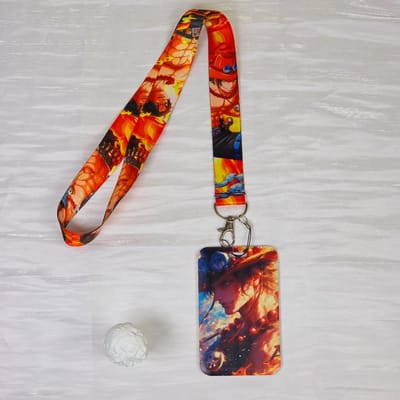 Anime Cartoon Badgehouder Sleutelhangers Nekkoord Voor Toegangskaart Anime Creditcardhouder Sleutelhanger Riemen