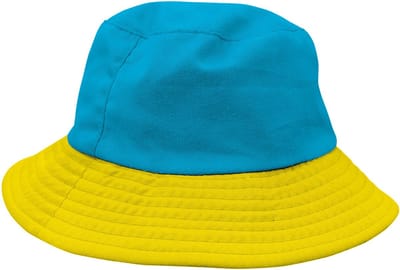 Folat - Vissershoed Colorblock Blauw/Geel
