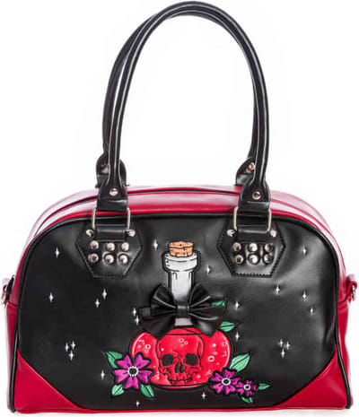 Banned Handtas POISON RIP Zwart - (bxhxd) ca. 36cm x 23,5cm x 14cm