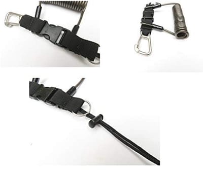 Zware Duiken Lanyard Lente Coil voor Snorkelen en Onderwater Fotografie