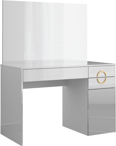 Vicco Adela Kaptafel – 115 cm met spiegel Wit